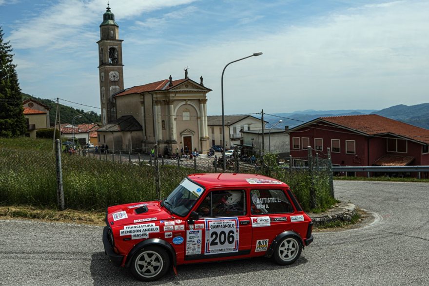 Trofeo A112 Abarth Yokohama: Battistel-Rech primi al Campagnolo 2021.