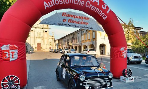 Tre Fiat 508 C sul podio del Campagne e Cascine 2021.