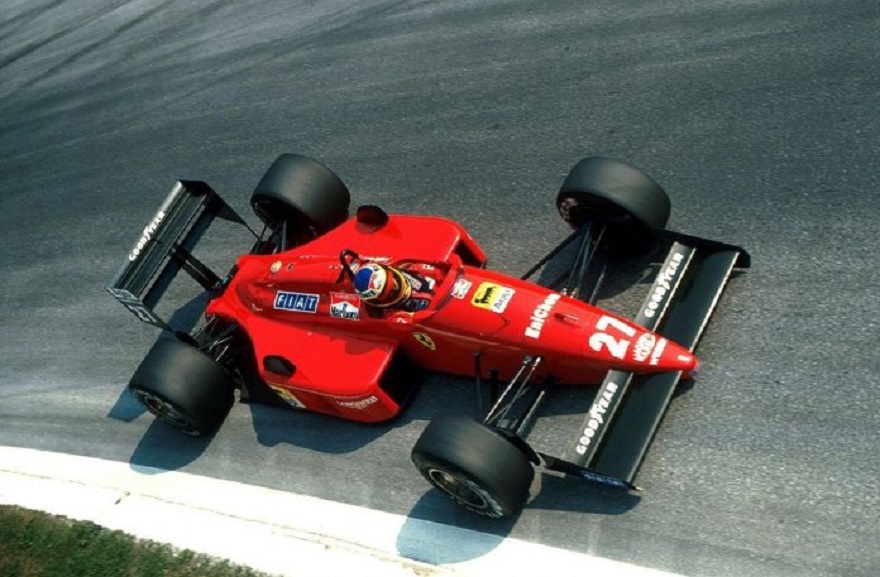 Curva parabolica autodromo di Monza intitolata a Alboreto.