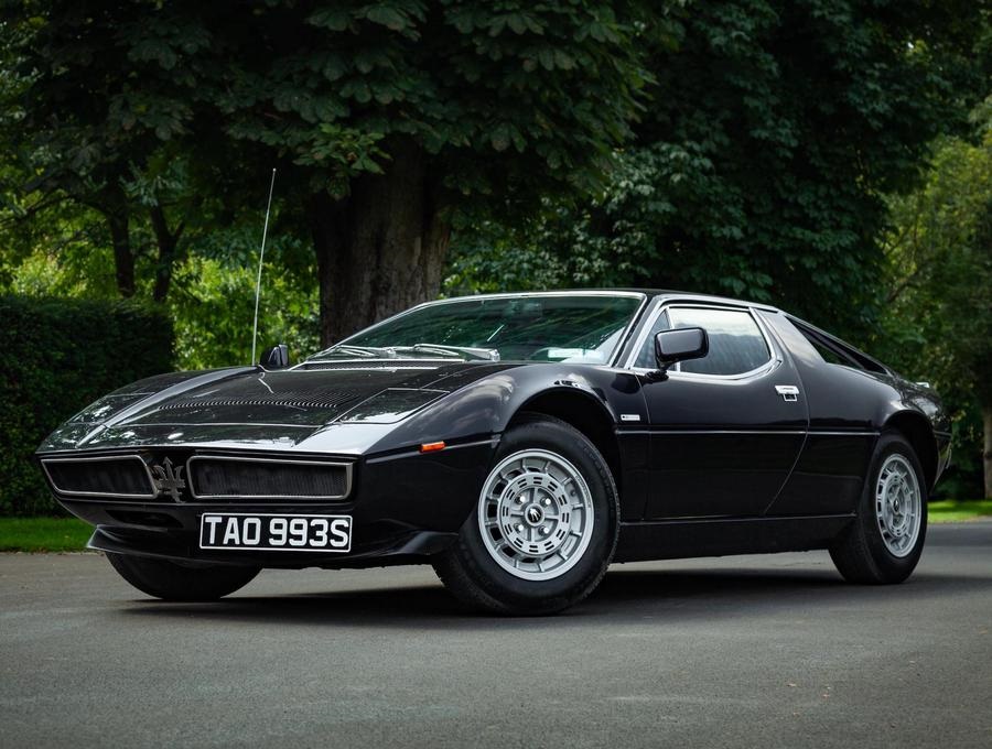 Maserati Merak SS, all’asta uno dei 787 esemplari.