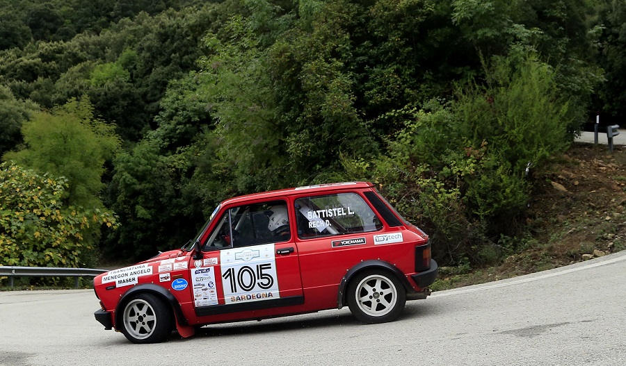 Nella trasferta sarda del Trofeo A112 Abarth vincono Battistel-Rech.