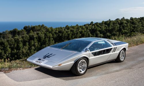 Maserati Boomerang, la one-off di Giugiaro fu presentato nel 1972.