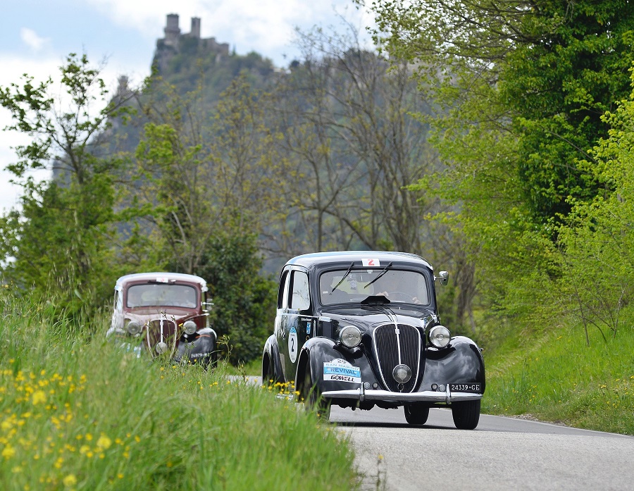 Barcella e Ghidotti su Fiat 508 C vincono il 29° San Marino Revival.