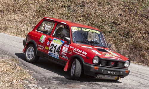 Venti piccole A112 Abarth al Valsugana per il loro Trofeo.
