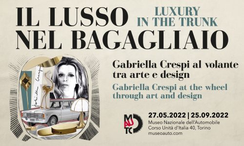 IL LUSSO NEL BAGAGLIAIO. Gabriella Crespi al volante tra arte e design