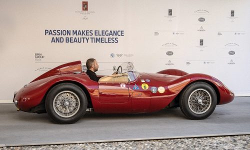 La Maserati A6GCS MM del 1954 premiata ASI a Villa d’Este.