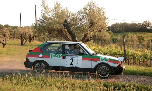 La Fiat Ritmo di Gandino e Scarcella vincono la Coppa Liburna 2022.