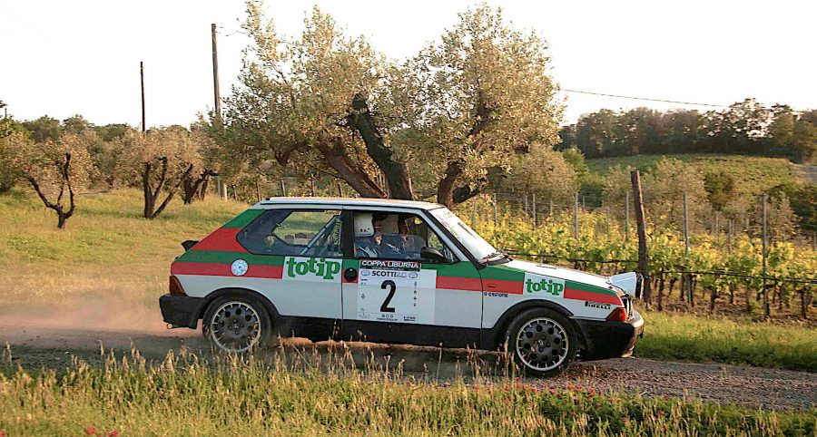 La Fiat Ritmo di Gandino e Scarcella vincono la Coppa Liburna 2022.