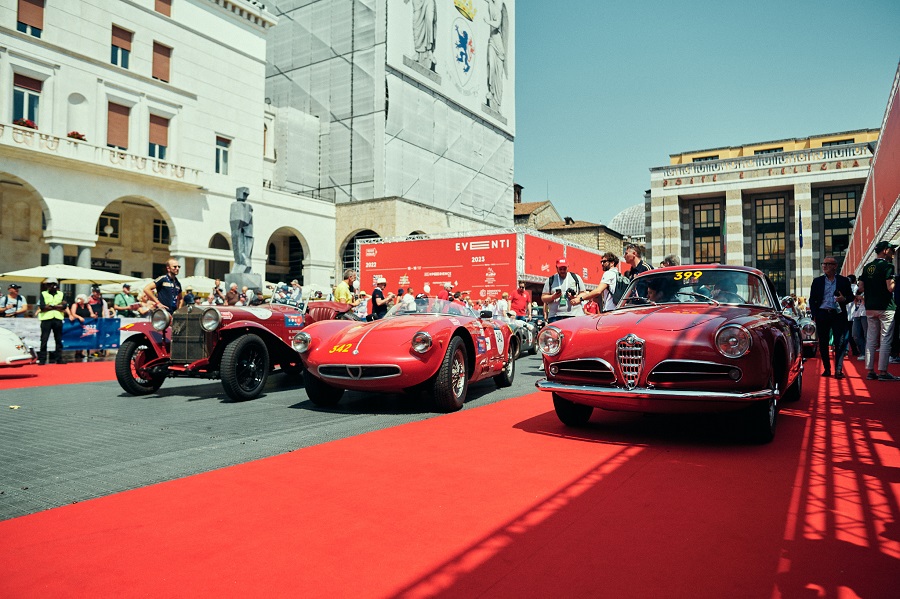 Alfa Romeo trionfa alla 1000 Miglia 2022 con la 6C 1750 SS Zagato del 1929.