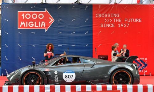 La 1000 Miglia Experience 2022 con i bolidi moderni.