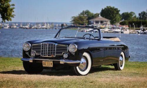 A una Packard Victoria il Concorso di Eleganza di Greenwich.