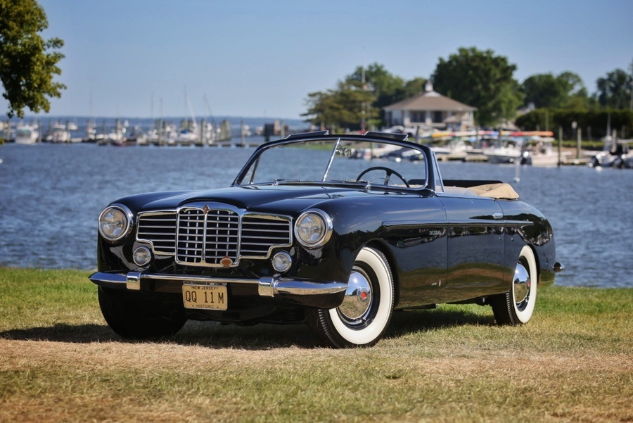 A una Packard Victoria il Concorso di Eleganza di Greenwich.