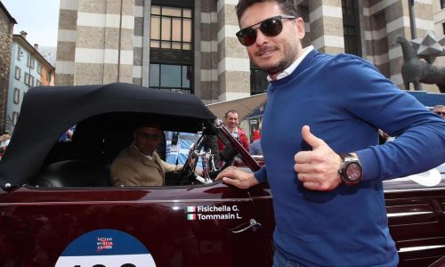 La versione green della 1000 Miglia 2022 ospita Giancarlo Fisichella.