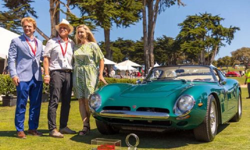 La Bizzarrini 5300 Strada vince il Concorso Italiano 2022 a Monterey.