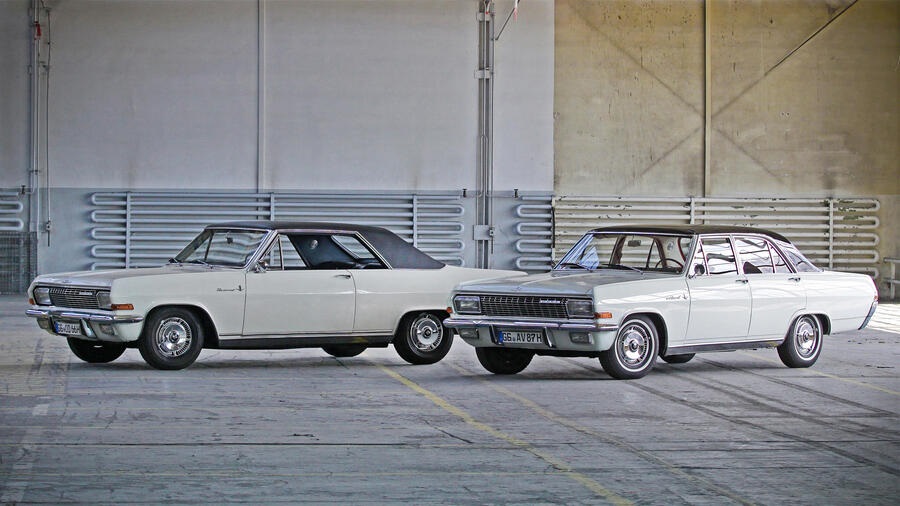 Opel Kapitän, Admiral e Diplomat in mostra all’Opel Classic.