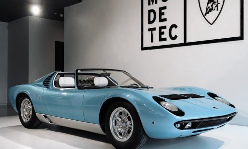 Lamborghini Miura Roadster, il ‘mito’ in mostra al MUDETEC.