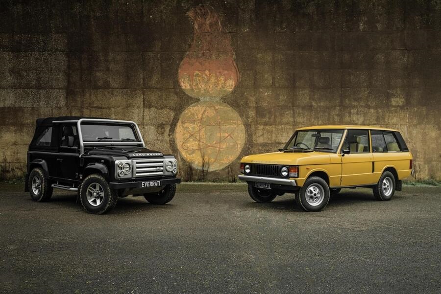 Everrati elettrifica e restaura Range e Land Rover classiche.