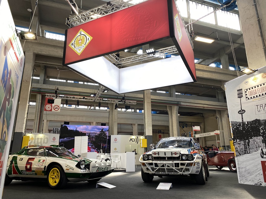 Lo stand del Club ACI Storico presente all’edizione 2023 di Automotoretrò.