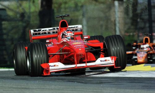 La Ferrari F1-2000 guidata da Schumacher andrà all’asta.