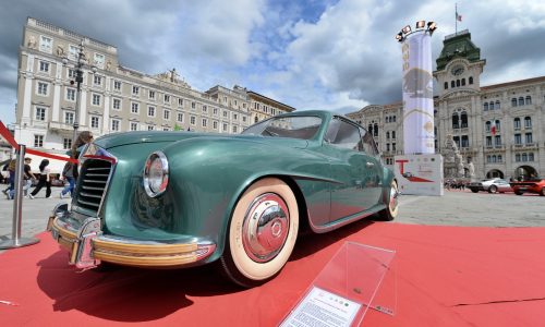 Alla Isotta Fraschini 8C Monterosa Touring il Concorso di Eleganza Città di Trieste.