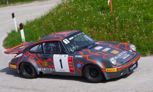 Marsura – Mosena su Porche 911 RS bissa la vittoria al Valsugana Historic Rally.