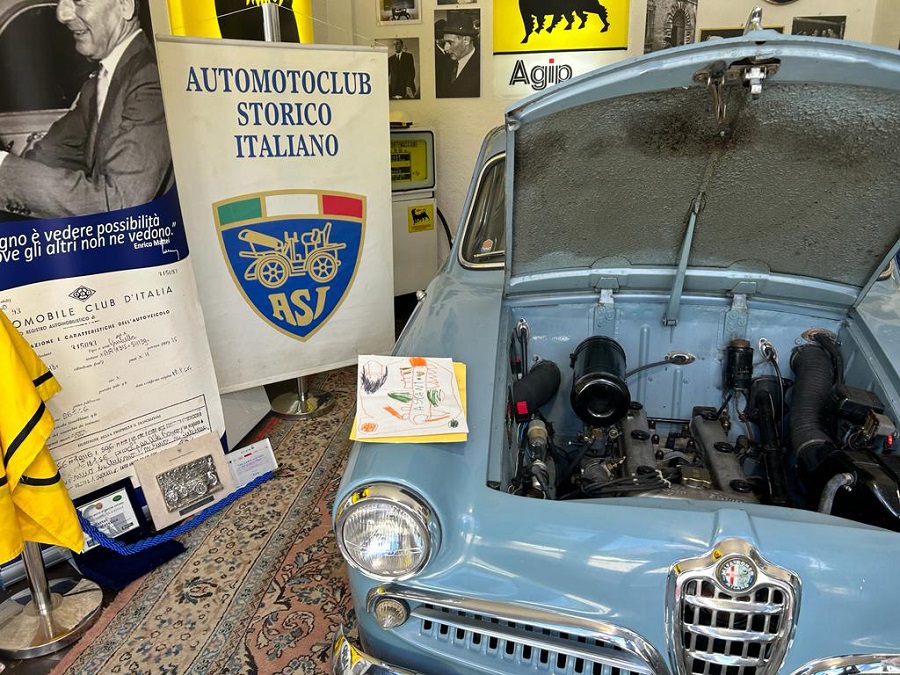 Certificata la Giulietta di Enrico Mattei di ENI.