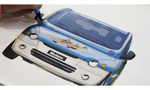 Per il 25º anniversario ecco la Fiat Multipla 6×6.