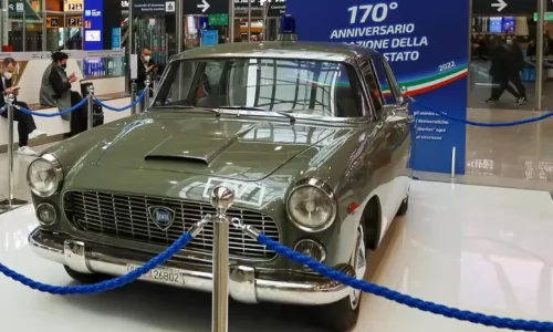 Le Auto Storiche della Polizia al ‘Reb Concours’ di Roma.