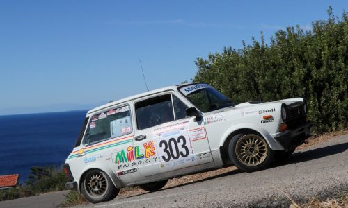 Trofeo A112 Abarth Yokohama: Bergamaschi firma il successo al Rallye Elba Storico